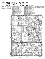 Township 25 N. Range 8 E., Omaha - Southwest, Dawes - Northwest, Walthill, Thurston County 1997